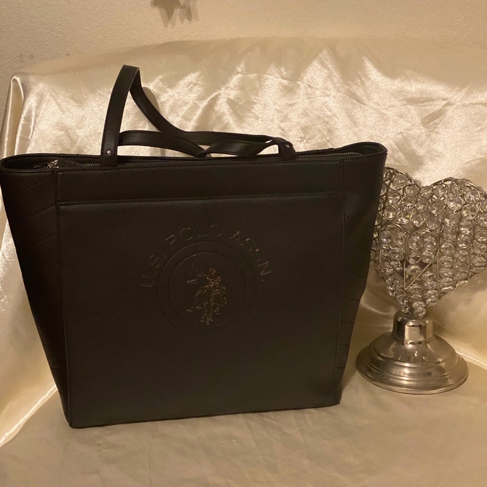 U.S.POLO ASSN.  BLACK BAG (NWT)